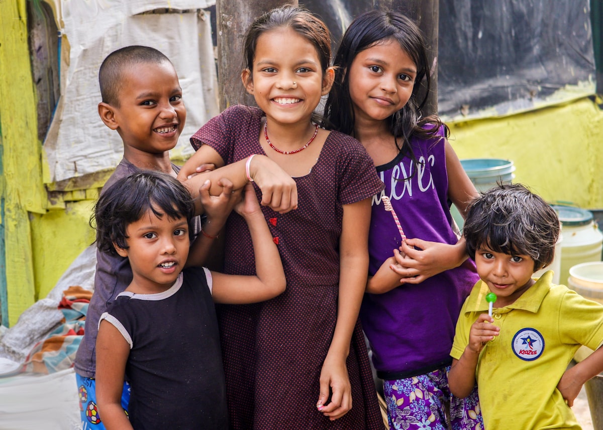 Children supported through education aid